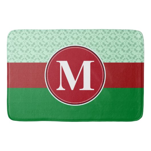 Badmat, sjabloon voor aangepaste monogram badmat (Voorkant)