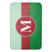 Badmat, sjabloon voor aangepaste monogram badmat (Voorkant Verticaal)