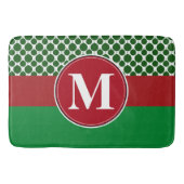 Badmat, sjabloon voor aangepaste monogram badmat (Voorkant)