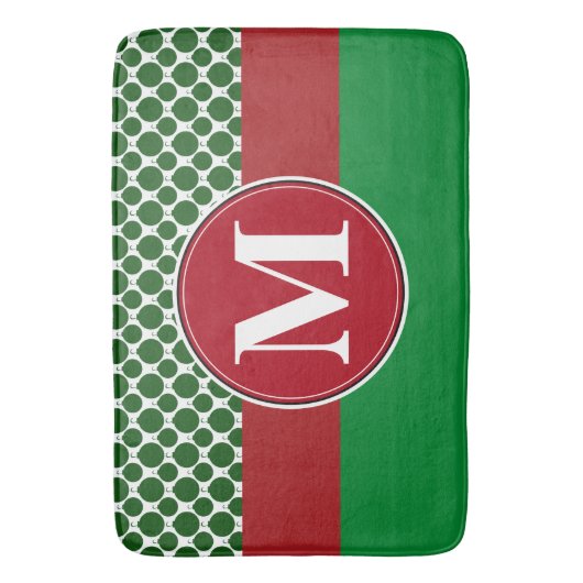 Badmat, sjabloon voor aangepaste monogram badmat (Voorkant Verticaal)