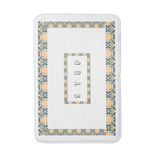 Badmat Step-In Style Border Design (Voorkant Verticaal)