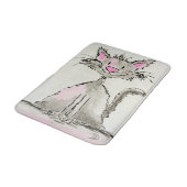 Badmat, Waterverf Kitty Kat Badmat (Gekanteld)