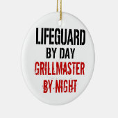 Badmeester Grillmaster Keramisch Ornament (Rechts)