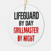 Badmeester Grillmaster Keramisch Ornament (Links)