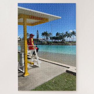 badmeester in bedrijf legpuzzel