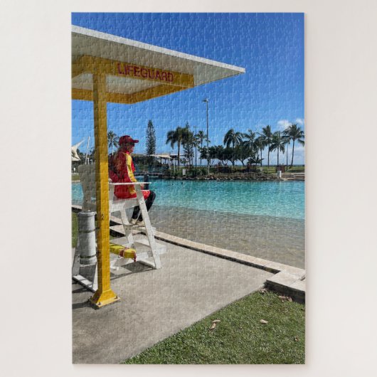 badmeester in bedrijf legpuzzel (Verticaal)