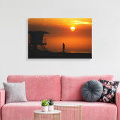 Badmeester in dienst! canvas afdruk (Insitu (Woonkamer))