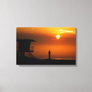 badmeester op plicht! canvas afdruk