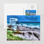 Badmeester Stand Vero Beach Florida Briefkaart (Voorkant / Achterkant)
