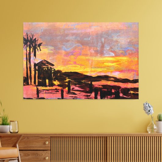 Badmeester Toren Dana Canvas Afdruk (Insitu (Woonkamer))