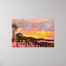 Badmeester Toren Dana Canvas Afdruk