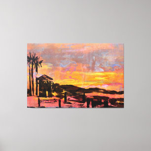 Badmeester Toren Dana Canvas Afdruk