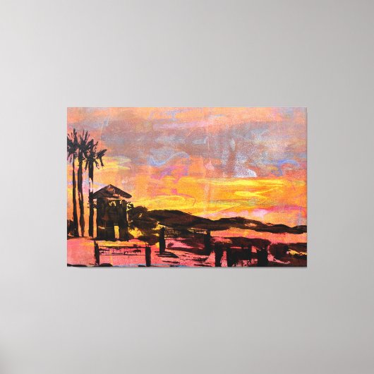 Badmeester Toren Dana Canvas Afdruk (Voorkant)