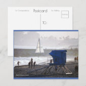 Badmeester Twin Bridges | Blue Beach Song™-Briefka Briefkaart (Voorkant / Achterkant)