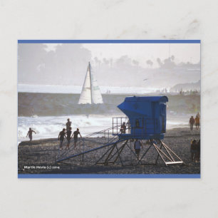 Badmeester Twin Bridges Blue Beach Song™-Briefka Briefkaart