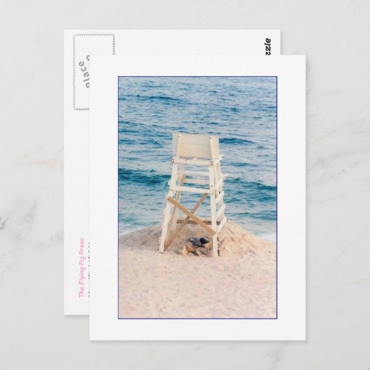 'Badmeesterstand bij Twilight' Briefkaart (Voorkant / Achterkant)