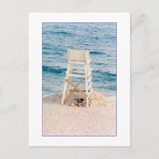 'Badmeesterstand bij Twilight' Briefkaart (Voorkant)