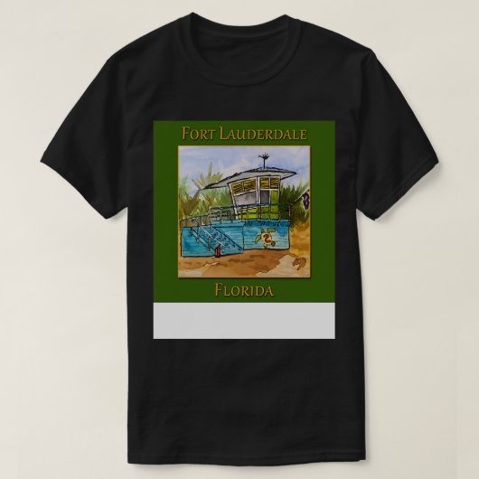 Badmeestertoren in Fort Lauderdale Florida T-shirt (Design voorkant)