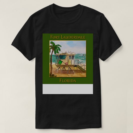 Badmeestertoren in Fort Lauderdale Florida T-shirt (Design voorkant)