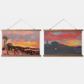 Badmeestertoren op doho"doheny st beach, hangend wandkleed (Dubbel)