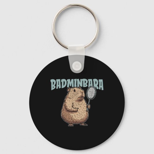 Badminbara Shuttle Racquet - Team Badminton Capyba Sleutelhanger (Voorkant)