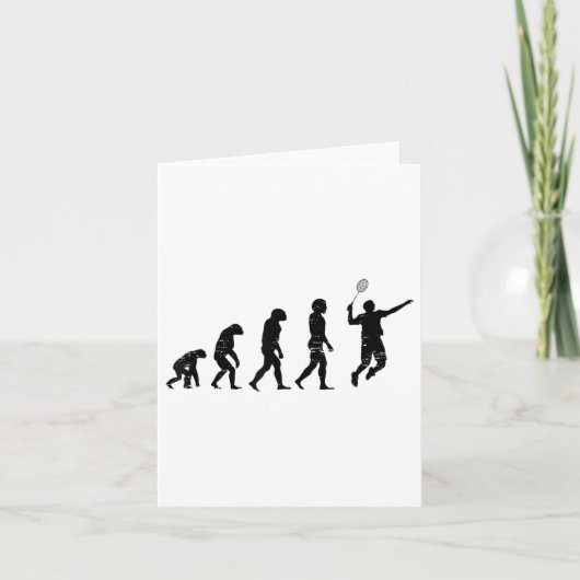 Badmincado Badminton Player Shuttle Kaart (Voorkant)