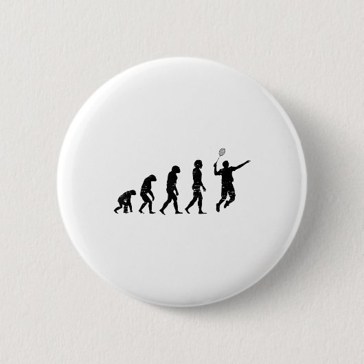 Badmincado Badminton Speler Shuttle Ronde Button 5,7 Cm (Voorkant)