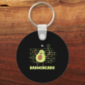Badmincado - Racket Grappige Speler Spel Wedstrijd Sleutelhanger (Voorkant)
