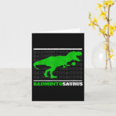 Badminto Saurus Rex Birdie Shuttle Dino Badminton Kaart (Gele Bloem)