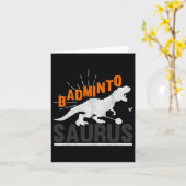 Badminto Saurus Rex Birdie Shuttle Dinosaur Badmin Kaart (Gele Bloem)