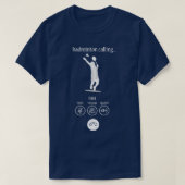 Badminton 19 t-shirt (Design voorkant)