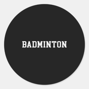 Badminton _1 ronde sticker