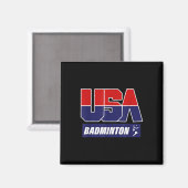Badminton 2021 Usa Magneet (Voorkant / Achterkant)