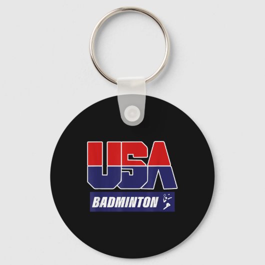 Badminton 2021 Usa  Sleutelhanger (Voorkant)