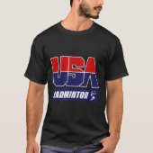 Badminton 2021 Usa  T-shirt (Voorkant)