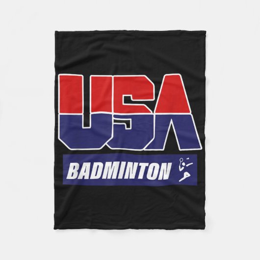 Badminton 2021 VS Fleece Deken (Voorkant)