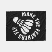 Badminton 4  fleece deken (Voorkant (Horizontaal))