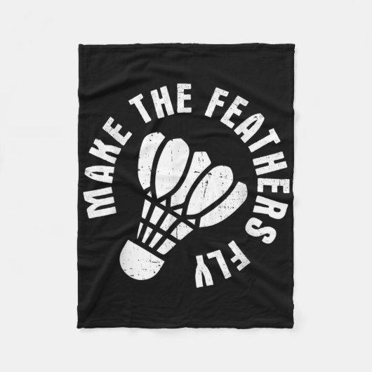 Badminton 4  fleece deken (Voorkant)