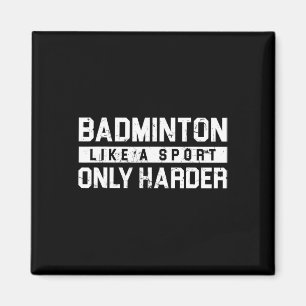 Badminton als een sport alleen harder shuttle ontw magneet