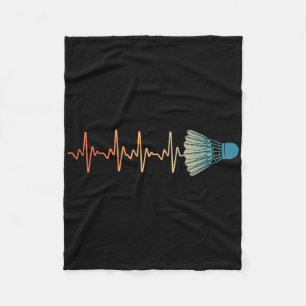 Badminton Art voor mannen Vrouwen Badminton Lover  Fleece Deken