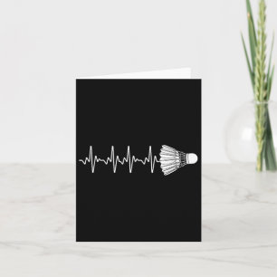 Badminton Art voor mannen Vrouwen Badminton Lover Kaart
