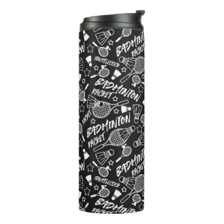 Badminton Athletic Design Tumbler Thermosbeker