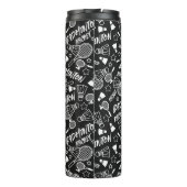 Badminton Athletic Design Tumbler  Thermosbeker (Achterkant)