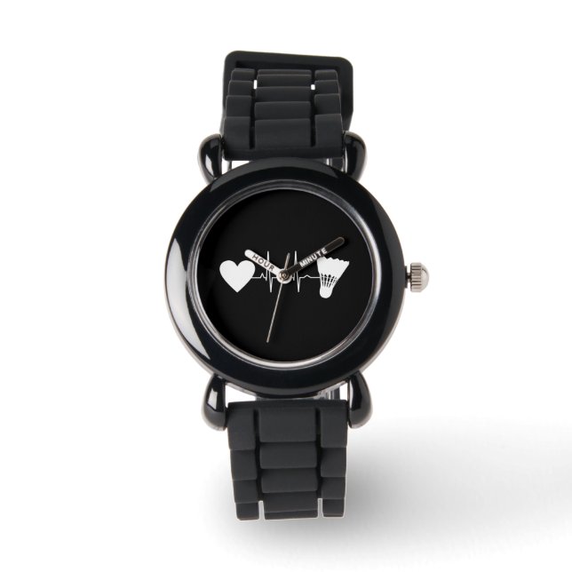 Badminton - Badminton Bal Hartslag Horloge (Voorkant)