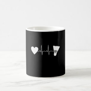 Badminton - Badminton Ball Heartbeat Koffiemok