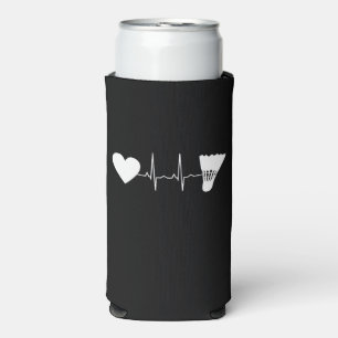 Badminton - Badminton Ball Heartbeat Seltzer Blikjeskoeler