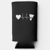 Badminton - Badminton Ball Heartbeat Seltzer Blikjeskoeler (Voorkant)