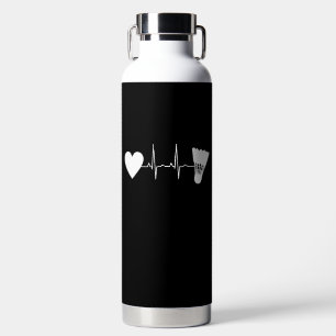 Badminton - Badminton Ball Heartbeat Waterfles