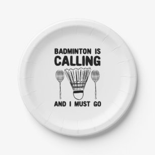 Badminton - Badminton belt Papieren Bordje