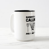 Badminton - Badminton belt Tweekleurige Koffiemok (Voorkant links)